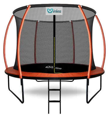 Obrázek produktu pro Trampolína INLEA ULTIMATE Jump 305 cm s vnitřní ochrannou sítí – oranžová
