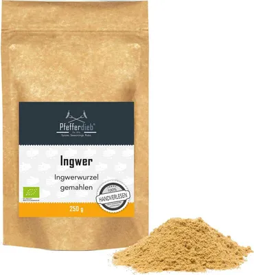 Produktbild von BIO Ingwerpulver, Ingwer gemahlen, 250g