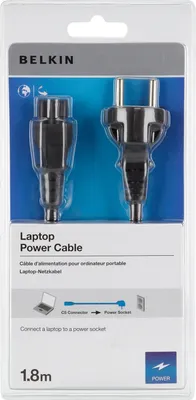 Produktbild von BELKIN EURO Stromkabel, C5 Connector, 1,8m