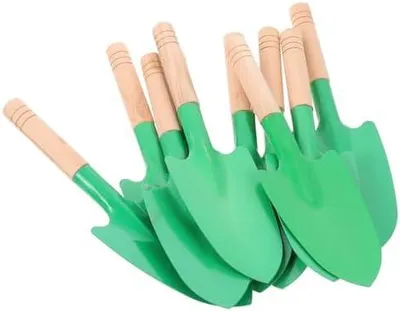 Produktbild von Gartenkelle mit Holzgriff aus Eisen Multifunktionaler Handspaten für Gartenarbeit Umpflanzen für Jungpflanzen Gemüsepflanzung