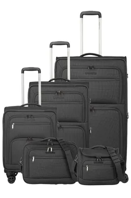 Produktbild von Travelite Cubis - 4-Rollen-Trolley Set 5tlg. (anthracite)