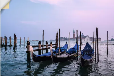 Produktbild von ARTland Wandbild, selbstklebend Blick auf Insel San Giorgio Maggiore Größe: 90x60 cm