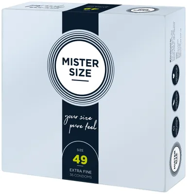 Obrázok produktu pre MISTER.SIZE 49 mm kondómy 36 kusov