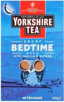 Produktbild von Taylors of Harrogate Yorkshire Bedtime Brew -  40 Teebeutel / 100 g - Decaf