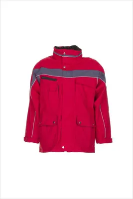 Produktbild von Planam Plaline Allwetterjacke rot/schiefer Gr. XXXL, 2577064