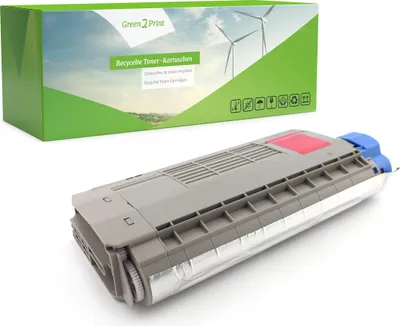 Produktbild von Green2Print Toner magenta 11500 Seiten ersetzt OKI 46507614 passend für OKI C712N, C712DN