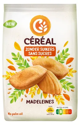 Zdjęcie produktu dla Céréal Madeleines 150g – Delikatne francuskie magdalenki maślane, delikatne i soczyste
