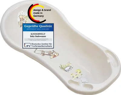 Image de keeeper 1842010023800 keeeper kids baignoire pour bébé "maria winnie", longueur : 1 m, blanc