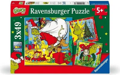 Immagine prodotto di Puzzle 2D 3x49 Grinch (Giocattoli - Puzzle)