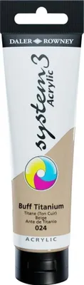 Immagine prodotto di Daler Rowney System3 Vernice Acrilica Buff Titanio 150 ml 1 pz
