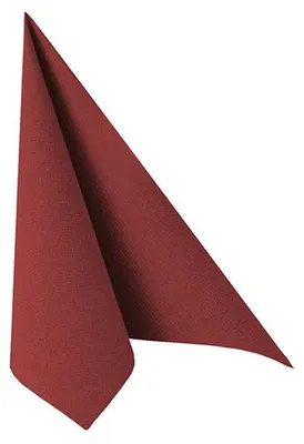 Produktbild von 300 Servietten bordeaux weinrot "ROYAL Collection" 1/4-Falz 25 x 25 cm Stoffoptik