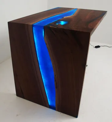 Produktbild von Maßanfertigung Tisch Epoxidharz Epoxy Resin Fluss Tische Echtes Holz Preis 1qm