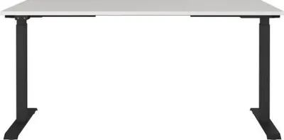 Produktbild von Cornel Elektrisch verstellbarer Schreibtisch - 160x80x72cm - hellgrau/schwarz