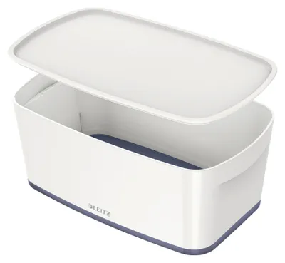 Produktbild von Ablagebox MyBox klein A5 weiß/grau