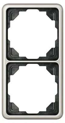 Image de Jung Cadre double plaine/concentrique CD 582 PT