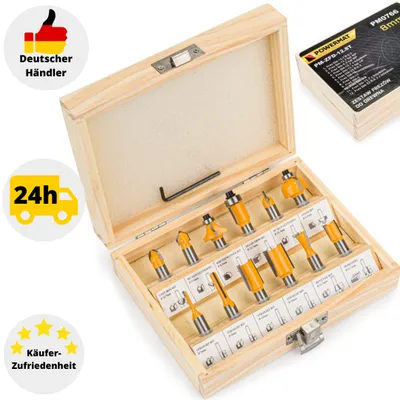 Obrázok produktu pre Frézky na opracovanie dreva 12 ks | PM-ZFD-12.8T