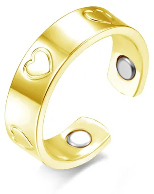 Image de Solidchoice - Bague magnétique en forme de cœur, réglable, pour femmes