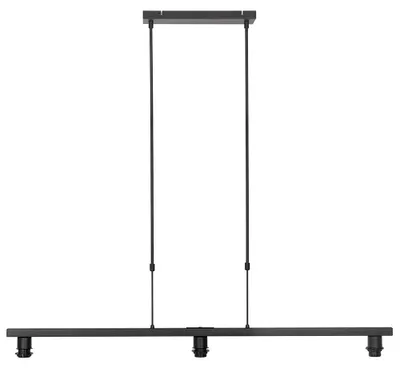 Produktbild von Hängeleuchte, 3-Flammig, schwarz, grün, L 120 cm