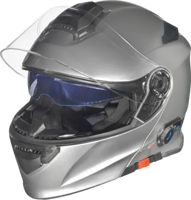 Produktbild von RS-983 Bluetooth Klapphelm Motorradhelm Conzept Motorrad Modular Helm rueger Titanium Grey S (55-56)