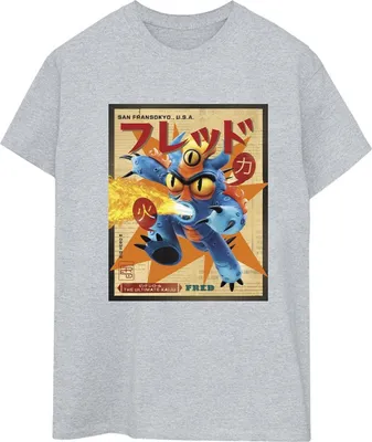 Produktbild von Disney - "Big Hero 6" T-Shirt für Damen BI15495 (M) (Grau)