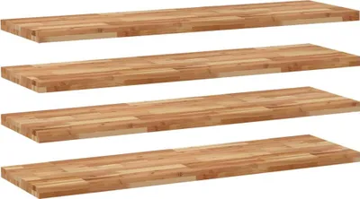 Obrázek produktu pro vidaXL Závěsné police 4 ks 160x40x4 cm z masivního akátového dřeva ošetřeného olejem