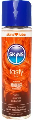Imagen del producto de Skins - Tasty Lubricante Base De Agua Caramelo Salado 130 Ml