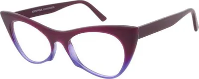Produktbild von Rote Damen Katzenauge Vollrand Brille aus Kunststoff Modell 5028 53-17-140 mm