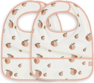 Produktbild von Lätzchen wasserdicht - Peach - 2 Stück