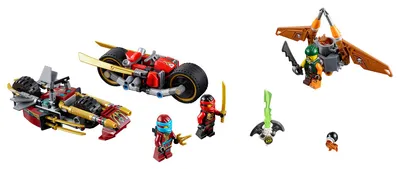 Produktbild von LEGO® NINJAGO™ - 70600 Ninja-Bike Jagd