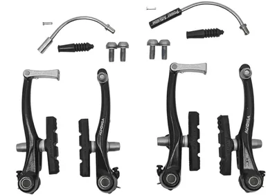 Produktbild von Alhonga V-Bremsen Set Schwarz Aluminium Vorderradbremse + Hinterradbremse
