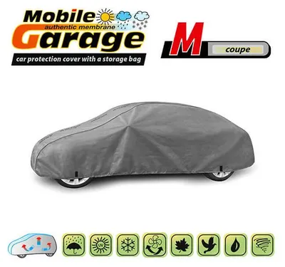 Produktbild von Hochwertige Kegel-Schutzhülle für Coupés, Serie Mobil Garage, Größe M (390–415 cm x 115–125 cm)