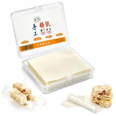 Eßbares Reispapier, 500 Blatt, für Nougat & Süßigkeiten