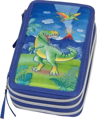 Zdjęcie produktu dla Piórnik FABER-CASTELL Dinozaur, pusty