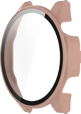 Produktbild von Bizon Hülle + Glas Uhr für Huawei Watch GT 4 46mm, Rosa