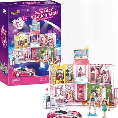 Productafbeelding van Cubic Fun: CUBICFUN, een 3D-puzzel, supersterrenwinkelcentrum