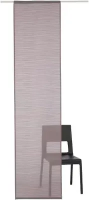 Productafbeelding van Glijdende gordijnpanelen - Met strepen - Raamdecoratie - Bruin - 57 x 145 cm