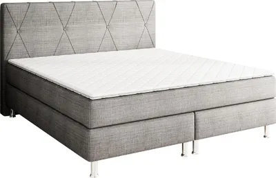 Produktbild von Boxspringbett Tokio 180x200 Webstoff Anthrazit