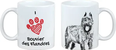 Produktbild von Flandrischer Treibhund, Bouvier des Flandres - Tasse mit Hund, entzückende Tasse mit Grafik, Geschenk mit Ihrem Foto von der Marke Art-Dog