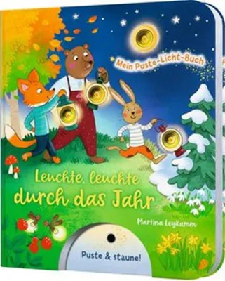 Produktbild von Mein Puste-Licht-Buch: Leuchte, leuchte durch das Jahr