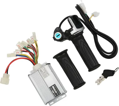 Obrázek produktu pro 36 V 1000W motor kartáčovaný regulátor otáček s uzamykatelným displejem baterie plynové rukojeti pro mini kolo
