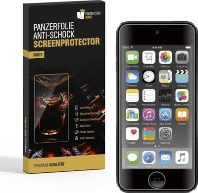 Produktbild von 3x Panzerfolie für iPod Touch 7 Generation ANTI-SCHOCK Displayschutzfolie MATT