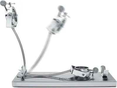 Image de Support à jambon en acier inoxydable 3 Claveles Tête rotative