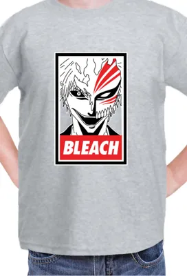 Obrázok produktu pre Detské tričko Kid Manga Japan Anime Comics Animation Bleach 004, 12-13 Rok - 152 / Heather šedá