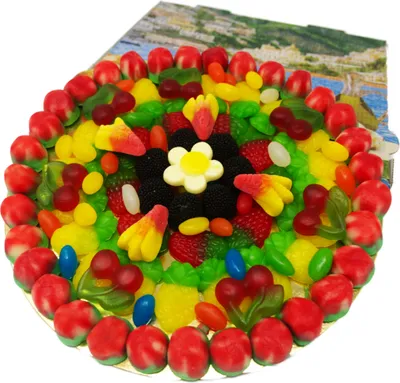 Obrázek produktu pro Ovocná žvýkačka pizza cheeky fruits se sladkým ovocem 500g