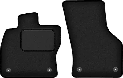 Immagine prodotto di Wielganizator tappetini auto velours anteriori adatto per Seat Tarraco (2018-, 7 persone) neri, set 2 pz, con fissaggi