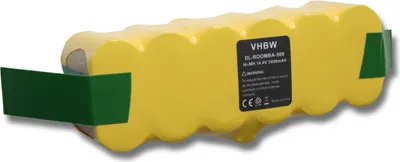 Produktbild von vhbw Akku kompatibel mit iRobot Roomba 500, 600, 700, 800, 900 Serie Staubsauger Home Cleaner Heimroboter (3000mAh, 14,4V, NiMH)