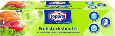 Zdjęcie produktu dla TOPPITS 4008871200785 Torebki śniadaniowe TOPPITS, 55 x 1 litr
