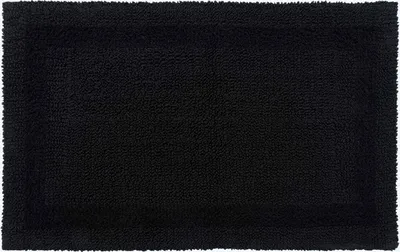 Produktbild von HOMESCAPES XXL-Badematte schwarz 70x120 cm aus 100% Baumwolle