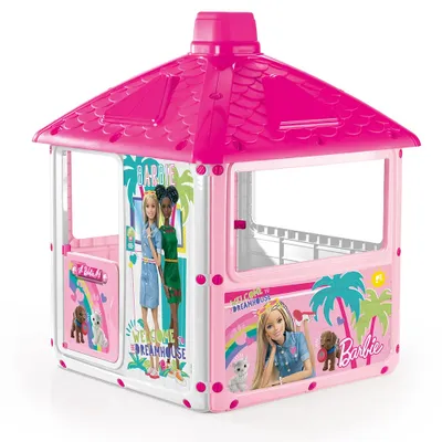 Produktbild von Barbie City Spielhaus 132x104x104 cm rosa weiß