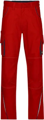 Produktbild von Workwear Pants - COLOR - red/navy, Gr. 28